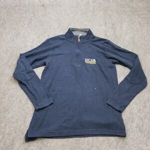 UCSB Gauchos Sweater Mens Small Blue Santa Barbara Football Sweatshirt Adult